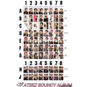 ATEEZ Guerrilla Wonderwall Unit Woosan Seongjoong San ATEEZ Guerrilla Wonderwall Unit Woosan Seongjoong San