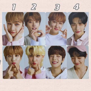 Stray Kids [Official] Nacific R8 Photocard SKZ Felix Hyunjin Lee know Bang Chan Changbin Seungmin I.N Han Jisung Signature Double Sided