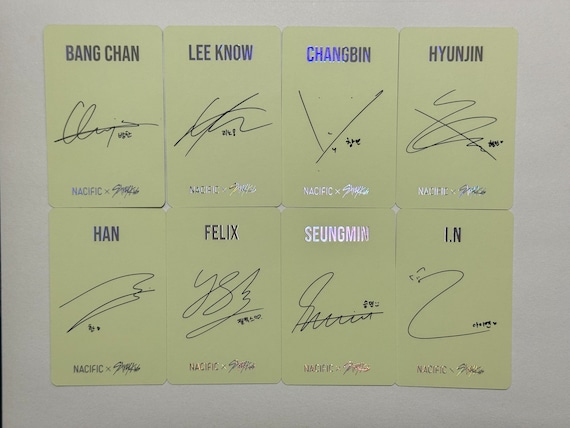 Stray Kids [official] Nacific R1 Photocard SKZ Felix Hyunjin Lee