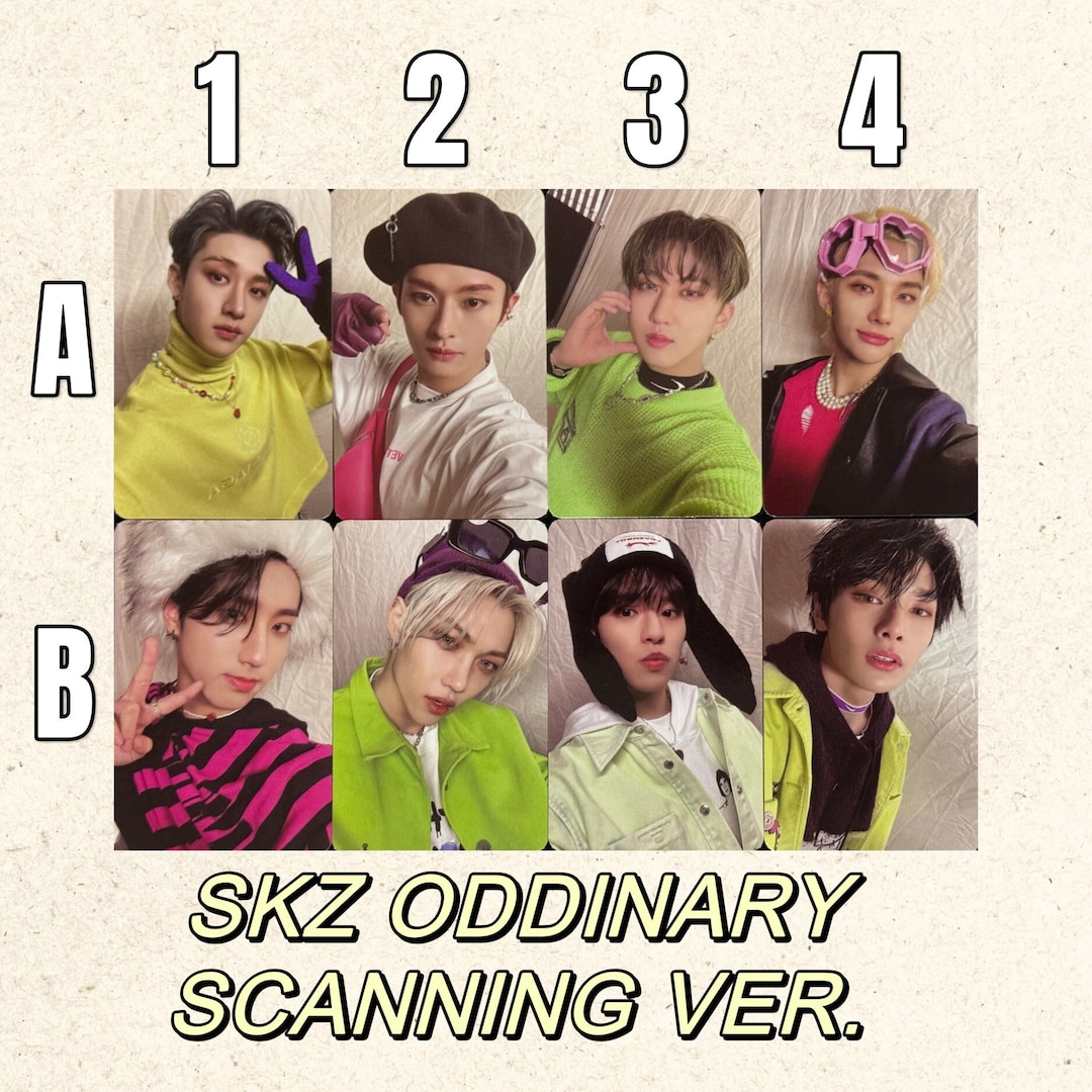 SKZ Stray Kids HAN ODDINARY Makestar Photocard PC K-pop