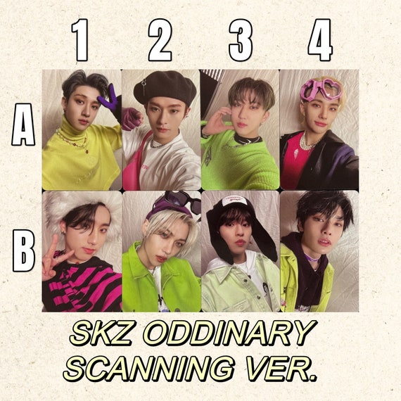 Stray Kids [official] Oddinary Scanning Ver Photocard SKZ