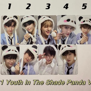 ZB1 [OFFICIAL] POBs Panda Zerobaseone Youth in Shade ZhangHao Hanbin Matthew Ricky Taerae Gyuvin Yujin Gunwook Official makestar