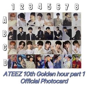 ATEEZ 10th Mini Album [GOLDEN HOUR: PART 1] POCA ALBUM Ver