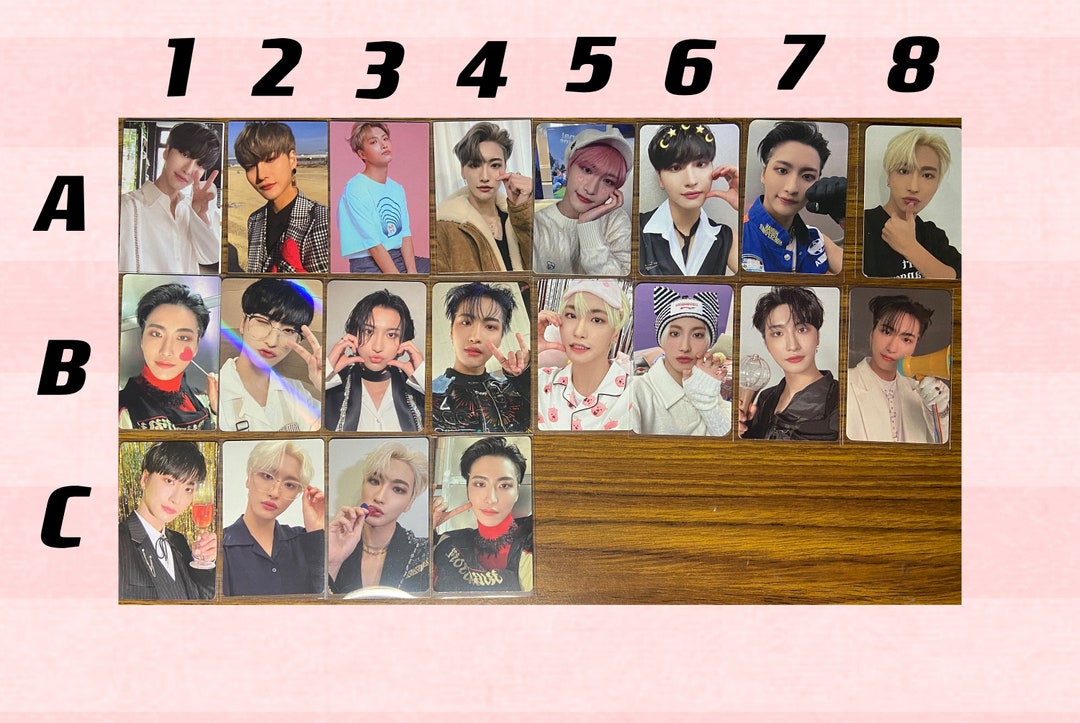 Seonghwa ATEEZ Official Photocards Preorder POB Fansign