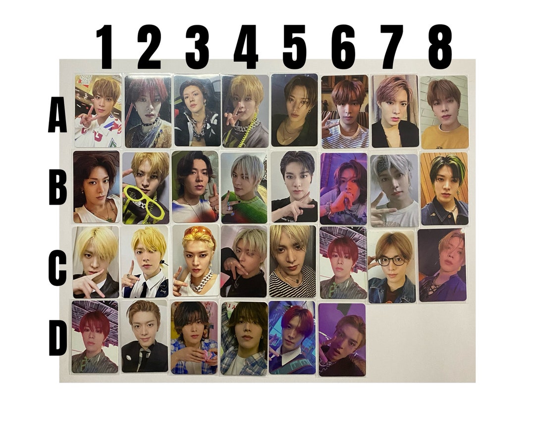 Yuta NCT 127 Official Photocard 2022 Sticker Favorite Dicon