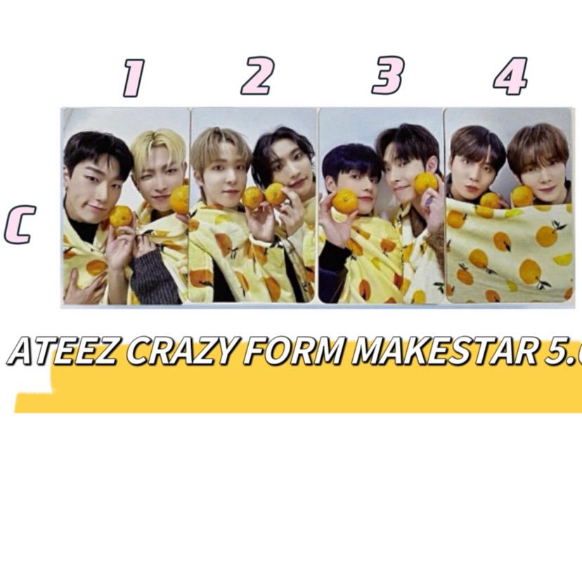 ATEEZ [official] Makestar 5.0 Crazy Form POB Preorder World