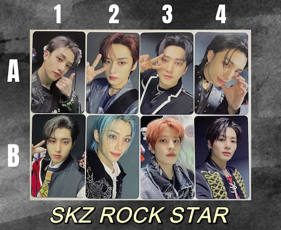 Stray Kids [OFFICIAL] Rock 樂 Star Photocard SKZ Felix Hyunjin