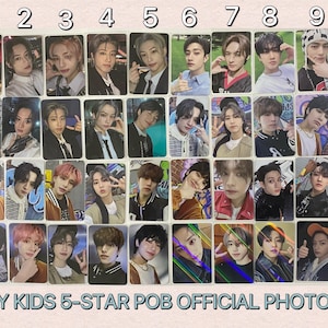 Stray kids [ Official ] 5 Star Photocard SKZ POB KTOWN4U SOUNDWAVE YES24 MMt Music Plant Apple Music Makestar Jyp shop BDm Withmuu