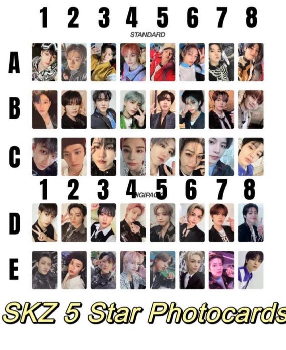 Buy Stray Kids [official] 5 Star Photocard SKZ Felix Hyunjin
