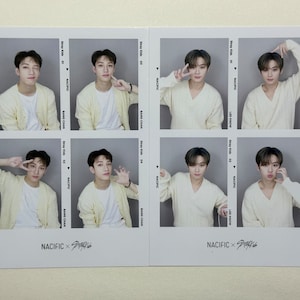 Stray Kids [Official] Nacific 4 Cut Four Photocard SKZ Felix Hyunjin Lee know Bang Chan Changbin Seungmin I.N Han Jisung Signature