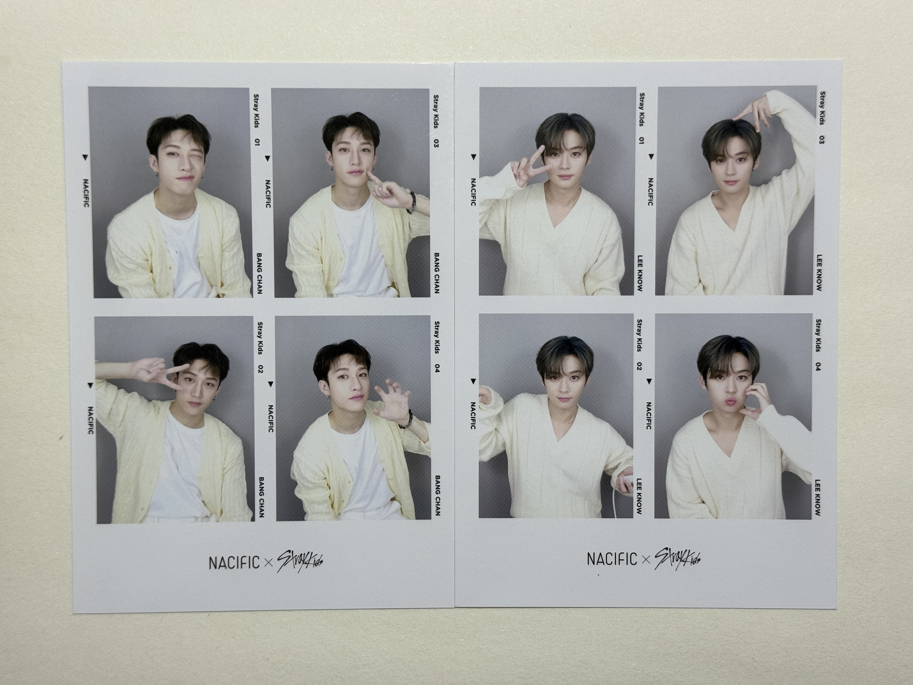 Stray Kids - NACIFIC StrayKids フィリックス フォトカード 4ショット Stray Kids [official] Nacific 4 Cut Four Photobooth