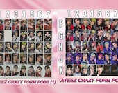 ATEEZ [official] Crazy Form POB Preorder World Fin Will Photocard