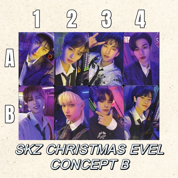 Stray Kids [official] Christmas Evel Concept B Photocard SKZ