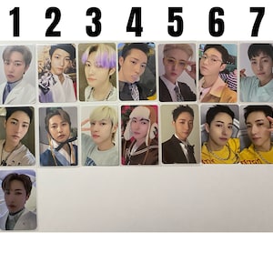 Renjun NCT Dream 127 Official Photocard Sticker Universe Neo Zone Hello Future Glitch Mode POB Resonance Hot Sauce