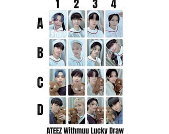 ATEEZ - ATEEZ ホンジュン withmuu ラキドロ PVCトレカ ATEEZ withmuuラキドロ PVC トレカ ホンジュン - メルカリ