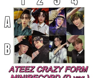 ATEEZ [official] Makestar 4.0 Crazy Form Teddy Bear Bag San