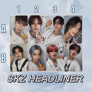 SKZ [OFFICIAL] Headliner Photocard Rock 樂 Star Stray kids felix hyunjin know bang chan changbin seungmin I.n Han stars digipack digipak