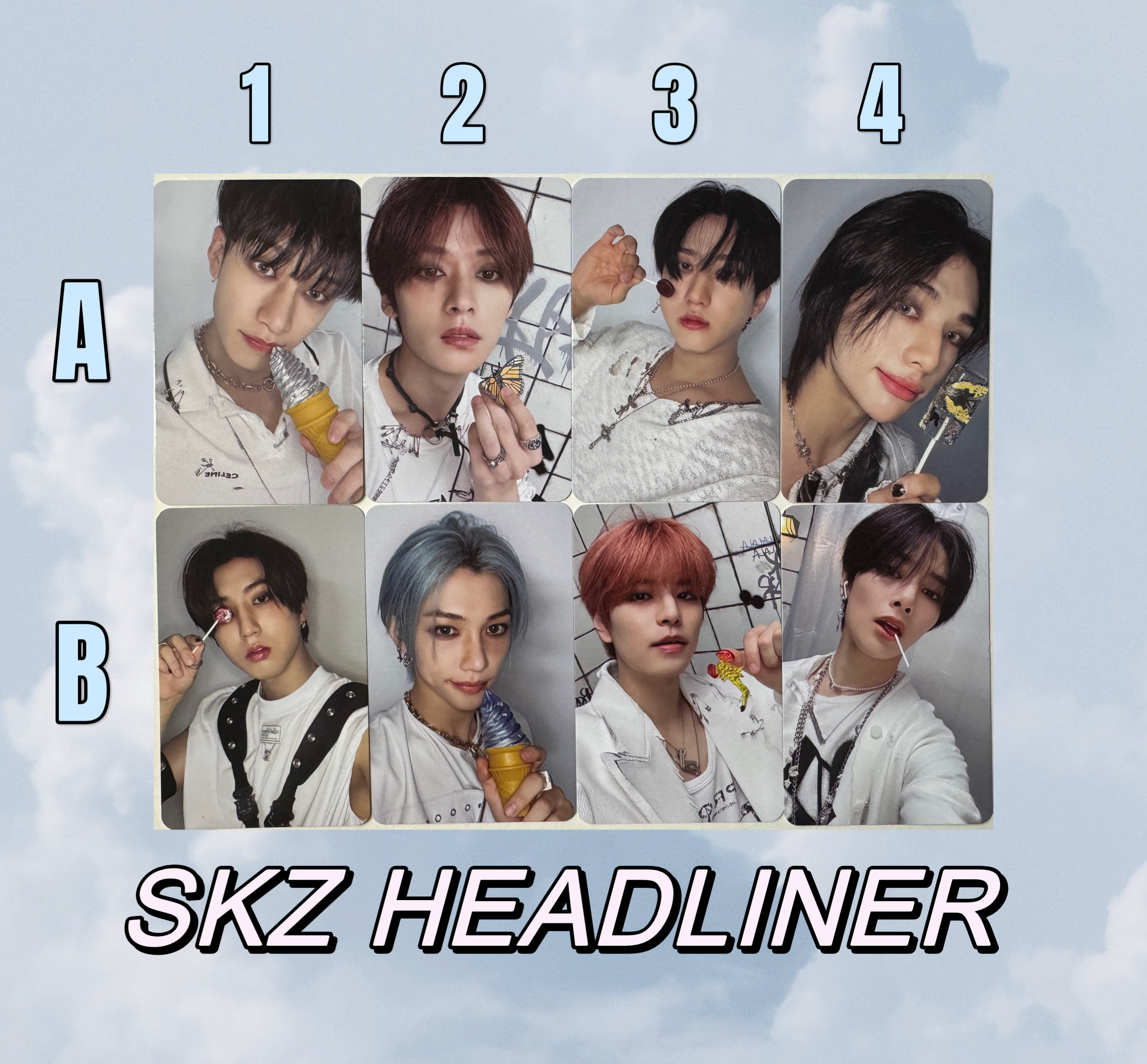 SKZ [OFFICIAL] Headliner Photocard Rock 樂 Star Stray Kids
