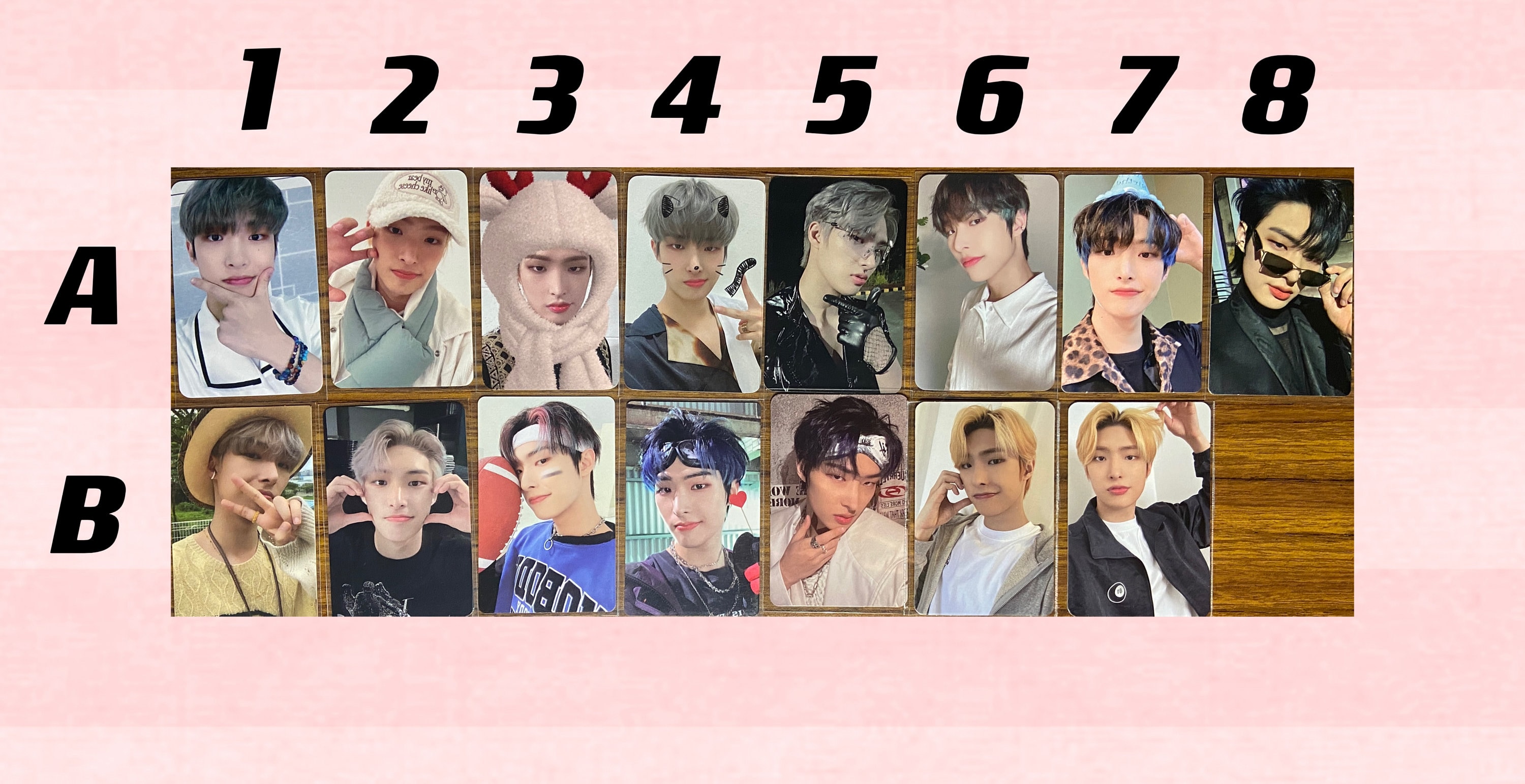Mingi ATEEZ Official Photocard Preorder POB Fansign Beatroad Mingi ATEEZ Official Photocard Preorder POB Fansign Beatroad