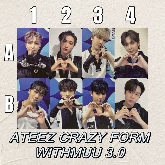ATEEZ [official] Withmuu 3.0 Crazy Form Cat Heart San