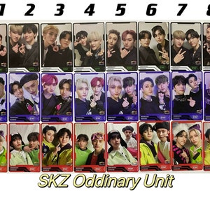 SKZ [Official] Unit Photocard Oddinary Stray Kids Trading Apple POB Preorder benefit hyunjin Lee know bang changbin Seungmin Felix Maniac