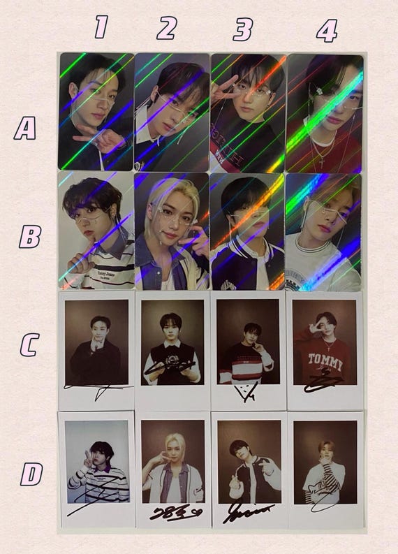 Stray Kids 5 Star Bang Chan PILOT Offline Exclusive Polaroid