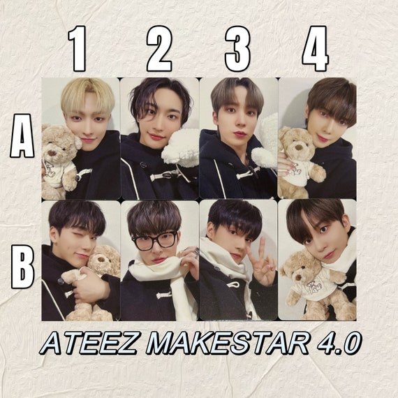 San Makestar POB Photocard ATEEZ [official] Makestar Crazy