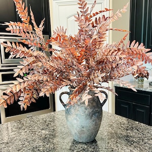 Artificial Fall Leaf Stems for floral arrangements, Fall Vases leaf stems, Artificial faux floral stems, Fall Leaf arrangements, Fall leaf