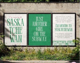 Chapell Roan Subway Poster Set: Retro Music Concert A3 Prints (PDF Download)