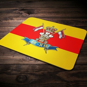 The 9th/12th Royal Lancers Mousemat - British Army - Pad Mat Prince of Wales&#39;