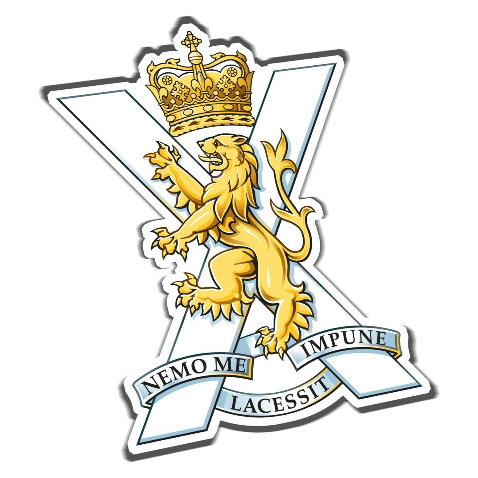 Pegatina del Regimiento Real de Escocia - Ejército Británico - Escoceses