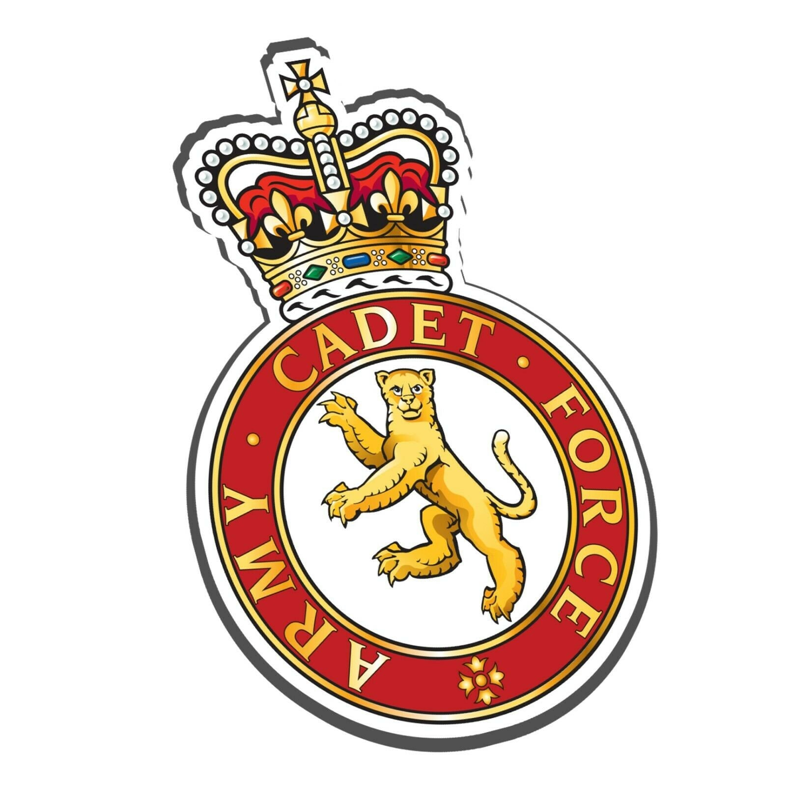 La Royal Dragoon Guardie-distintivo del Reggimento Adesivo-Auto Adesivo 