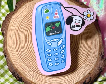 Pegatina para teléfono antiguo Nokia 3310 - Vinilo mate impermeable o brillante