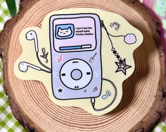 Pegatina retro nostálgica para iPod - Vinilo mate o brillante
