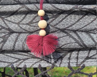 macramé fidget necklace, adult fidget, sensory, boho