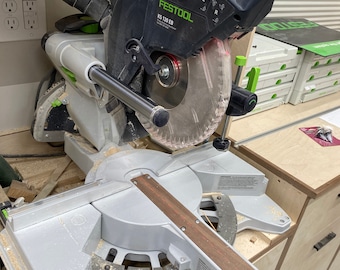 Hardwood Zero Clearance Insert for Festool Kapex Miter Saw | Precision CNC Hardwood ZCI | Tear‑Out Reduction Plate | Woodworking Accessory