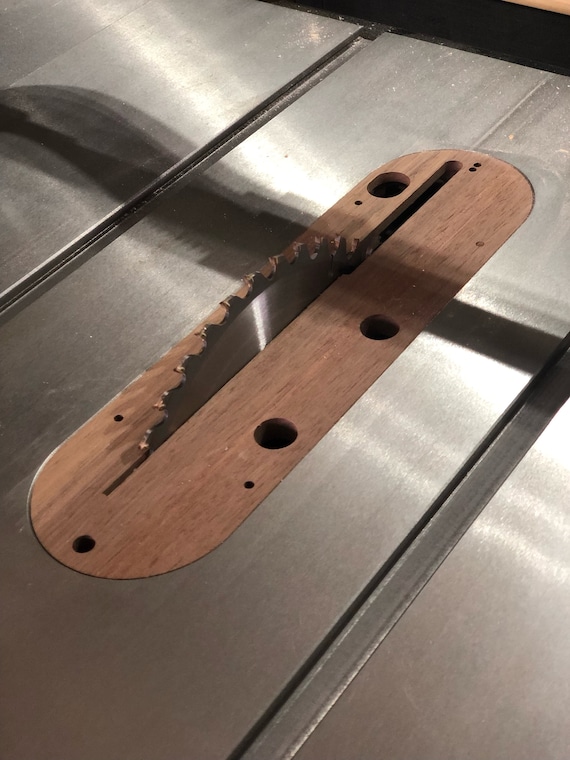 Hardwood Zero Clearance Insert for Harvey Alpha Table Saw | CNC