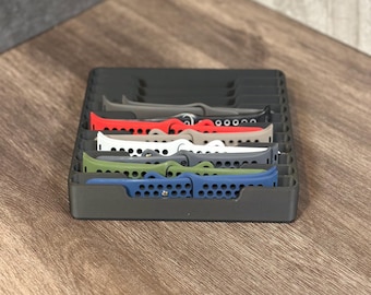 Apple Watch Band Organizer Display | Watch Band Stand Holder | 3D Printed Band Storage Rack | Smartwatch Strap Display | Desk Setup