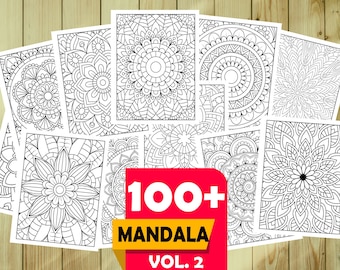 Mandala Coloring Pages for Kids Vol. 2