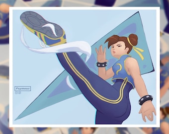 Chun-Li Art Print | Street Fighter