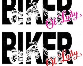 Biker Ol Lady PNG Bundle