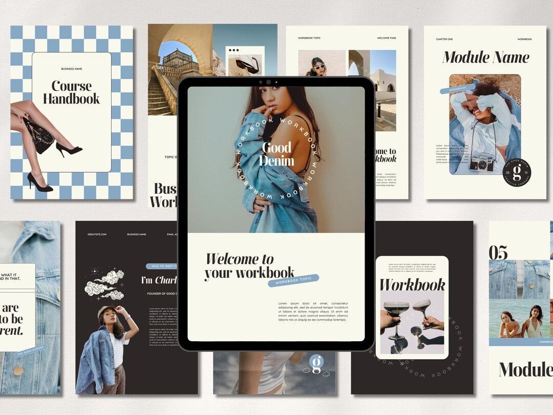 Canva Workbook Template, Ebook Template for Course Creators, Workbook ...