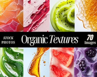 Skincare Textures Bundle, 70 OrganicTextures, Beauty AI Images, Cosmetic Textures, Serum Cream Lotion Textures, Aesthetic Skincare Photos