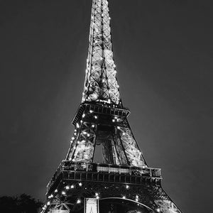 Downloadable Eiffel Tower Photo black and white digital download
