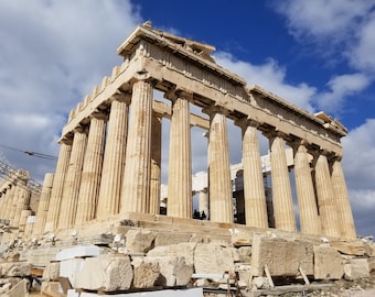 Fotografía de la Acrópolis de Atenas, Grecia (Descarga digital)