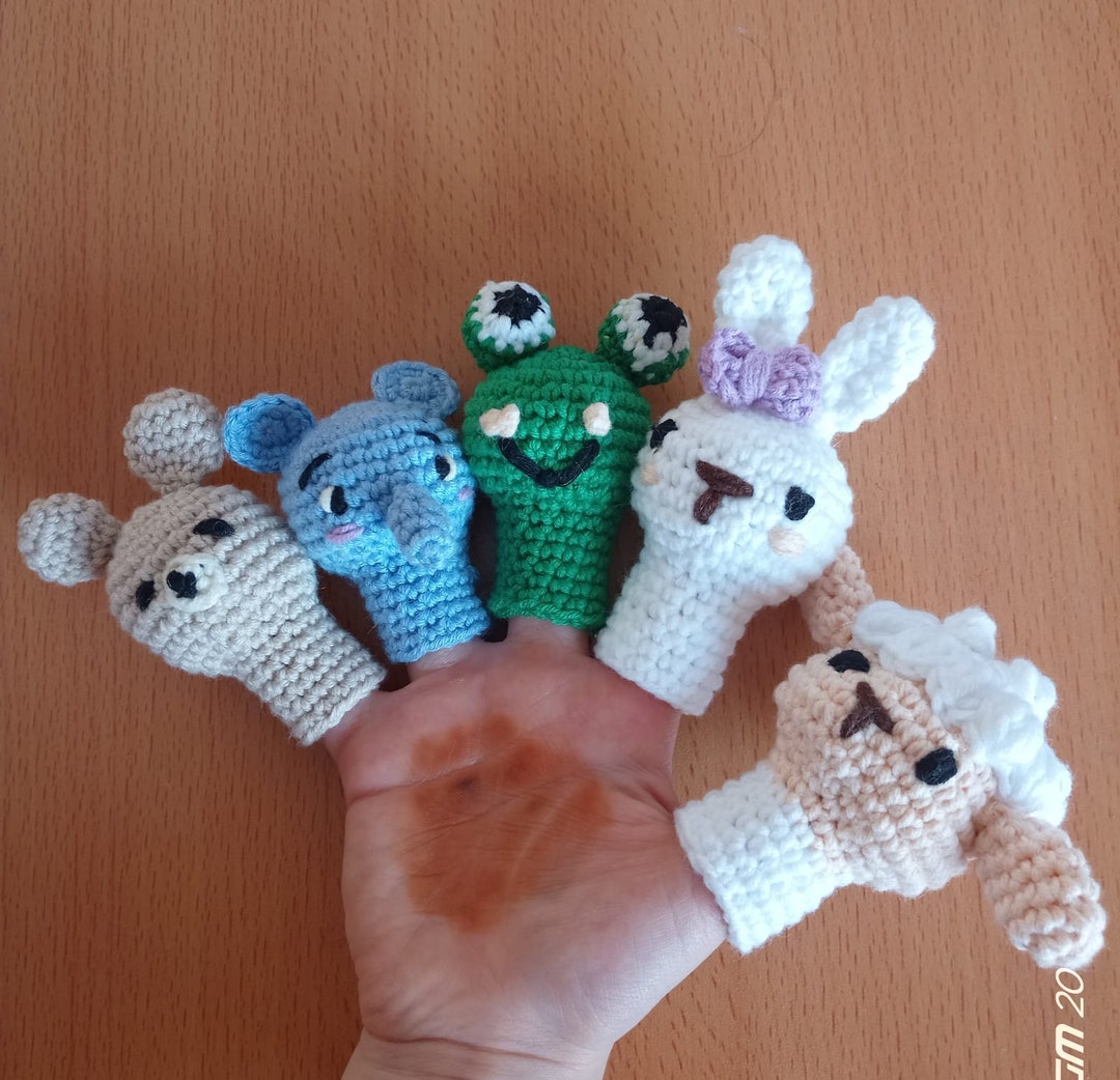 Finger Puppet for Babies and Etsy
