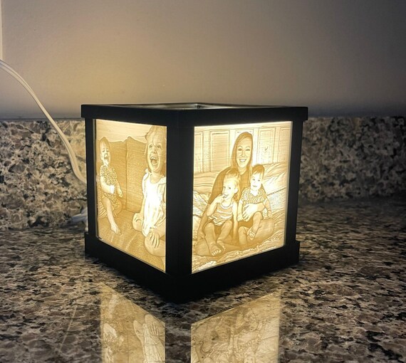 Lithophane Light Box Customizable 3D Printed Etsy