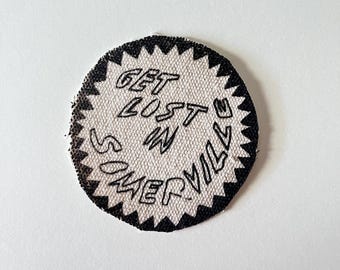 Handmade screenprint patches