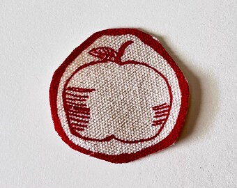 Handmade screenprint patch