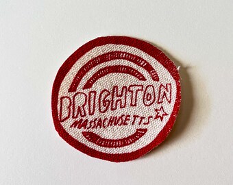Handmade screenprint patches